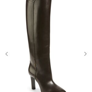Yves Saint Laurent Brown Over-the-Knee Boots